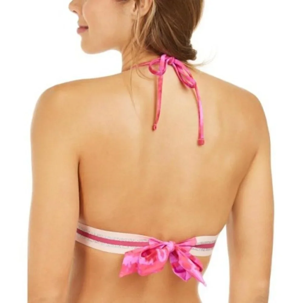 Hula Honey Hana Push-Up Tie Dye Bikini Top Berry